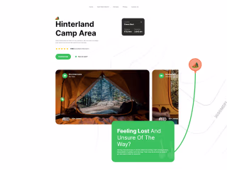 Landing page UI/UX