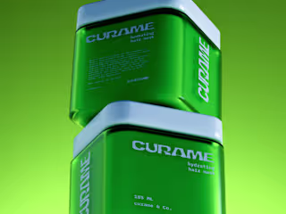 Curame:: Logo and packaging design 