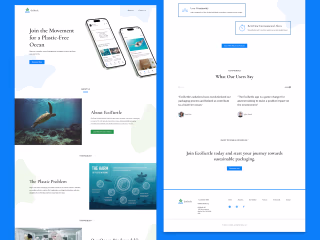 EcoTurtle App Landing Page