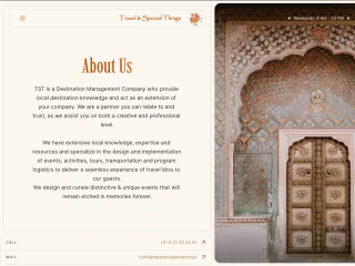 Framer Website for Travel Brand