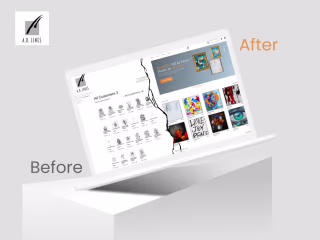 A.D. Lines - Redesigning An Out-Dated Website — John Atteh
