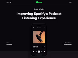 Improving Spotify's Podcast Listening Experience