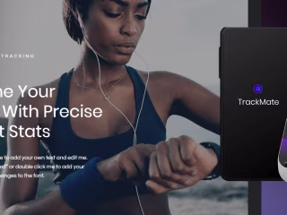 Fitness Product Website 