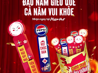 Hộp Gieo Quẻ Đầu Năm_ PIZZAHUT