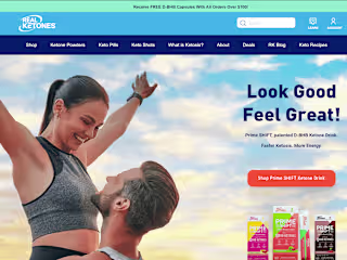 Real Ketones Shopify custom design