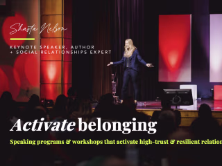 Shasta Nelson's Speaking Program Deck
