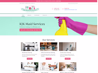 KJK Maid Services Website 