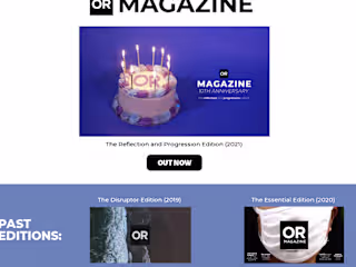 OR Magazine 
(The Reflection & Progression Edition)