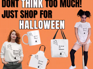 Halloween Advertisements for Online shop products