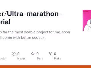 kilgor/Ultra-marathon-tutorial