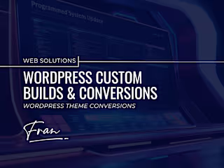 WordPress Custom Builds & Conversions | WordPress Conversions