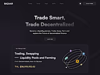 Bazaar Landing Page UI Design and Development
