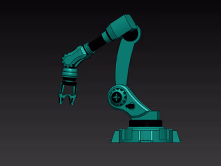 4 DOF Robotic Arm 3D Model | SolidWorks