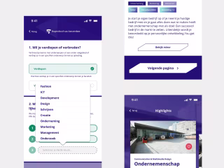 Hogeschool van Amsterdam: Figma Web App Design
