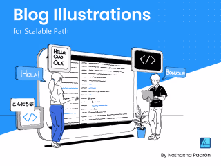 Blog Illustrations for Scalable Path