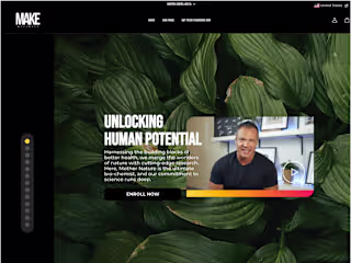 Make Wellness | Replo Landing Page Development
