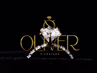 Oliver Nichalson Luxury logo Design and Branding by Axtra™️
