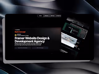 Stark Concept Official Portfolio Website