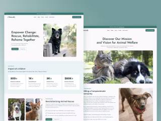 Rescuify — Framer Non-Profit Website