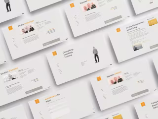 Website for consultant and coach