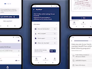 Nutrition delivery mobile app 