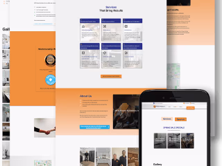 HVAC and Home Renovations Website Client
