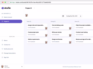 Stulie - Collaborative Project Management Board