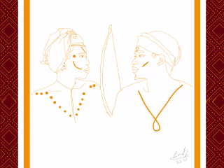 Swirly Whirly Vibed Line Illustrations