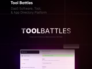 Tool Battles | Product Launch Platform SaaS/PaaS