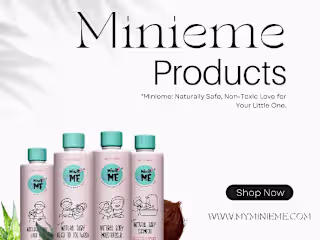 Led creative strategies for Minieme, a baby skincare brand