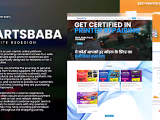 PARTSBABA ~ Website Redesign