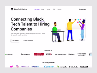 Recruiting website modern redesign 
