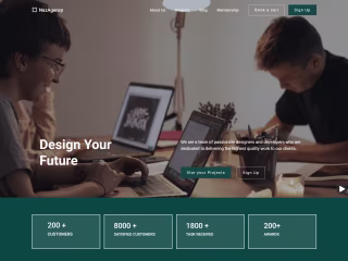 NazAgency- Digital web agency(concept)