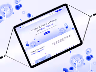 Website UI/UX Design & Webflow Development for Healthcare AI