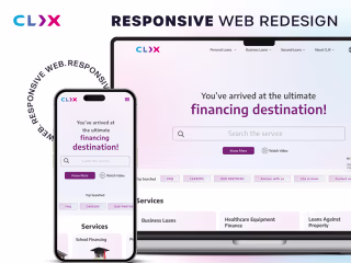 Clix Capital responsive Web resign