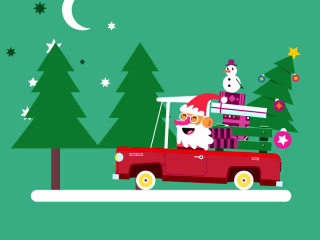 Santa on duty!