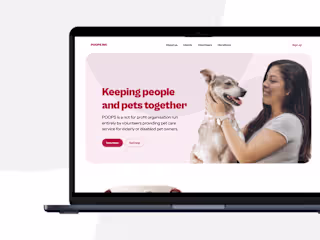 Pets of Older Person design concept