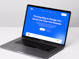 Inventory Management Landing page and Dashboard.