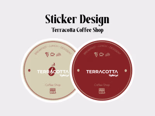 Sticker Design - Coffee Shop Ver