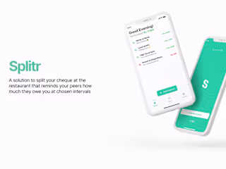 Splitr – Split Checks & Track Expenses