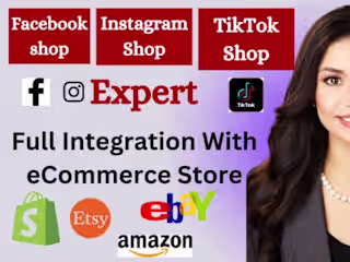 i will setup social media shops 
