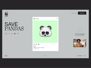WWF Web campaign concept