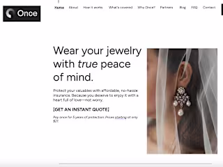 Once Insurance | B2C web copy