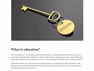 The Role of Education in Career Success