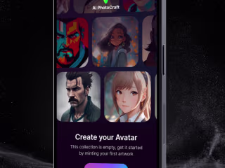 AI Photocraft UX/UI design