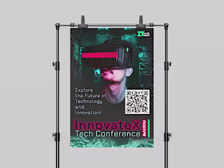 Tech Conference Poster :: Behance