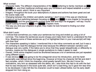 Copy editing and proofreading a manuscript