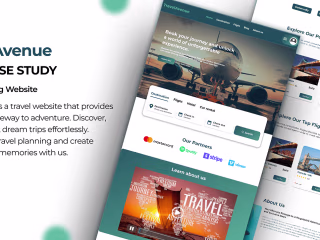 TRAVEL BOOKING WEBSITE | UI/UX CASE STUDY on Behance