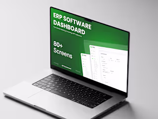 ERP Software Dashboard Design