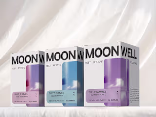 Moonwell | Sleep Gummies | Branding & Packaging Design
